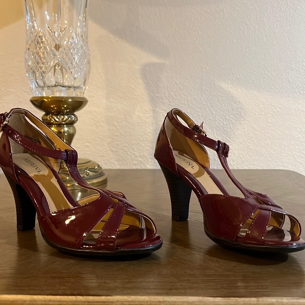 Burgundy heels